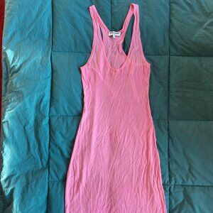 Opening Ceremony Pink Mesh Tank Dress